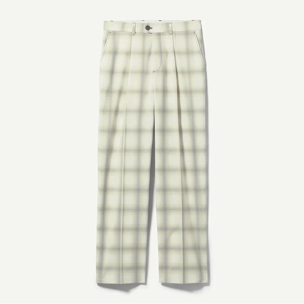 Weekday // Conrad Checkered Wide Leg Trousers